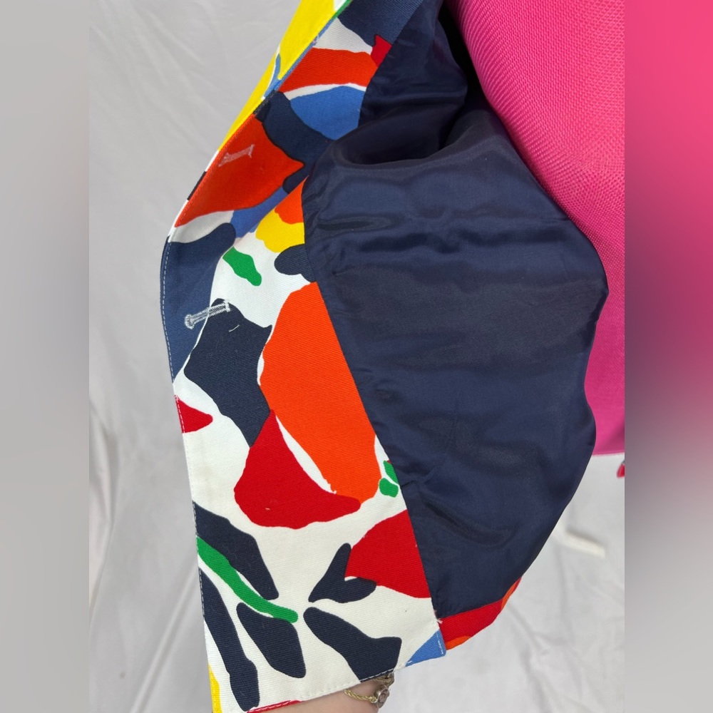 Ralph Lauren Bright Abstract Floral Jacket | Size M - Picture 4 of 6